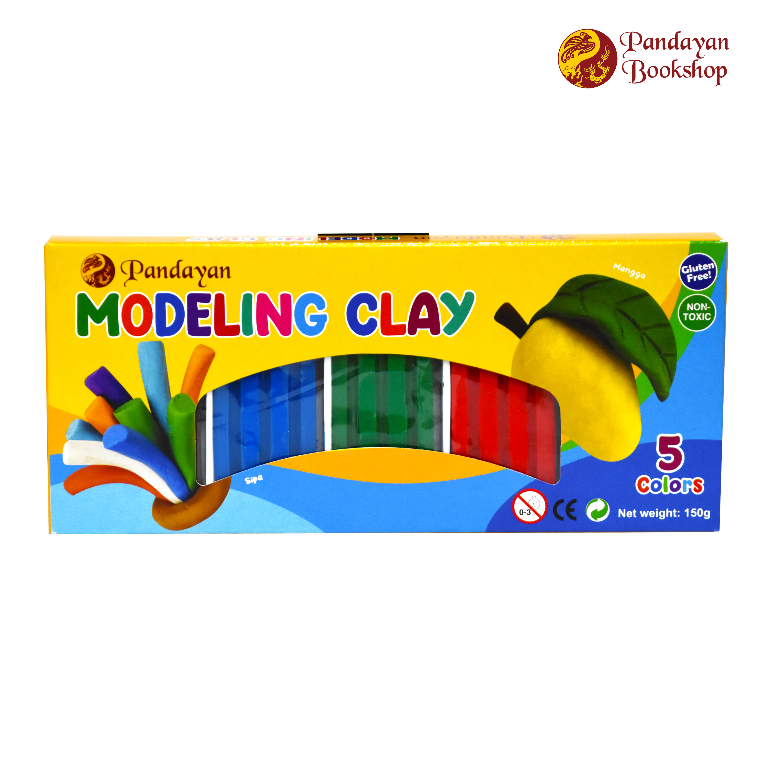 Pandayan Modeling Clay 5s 150g
