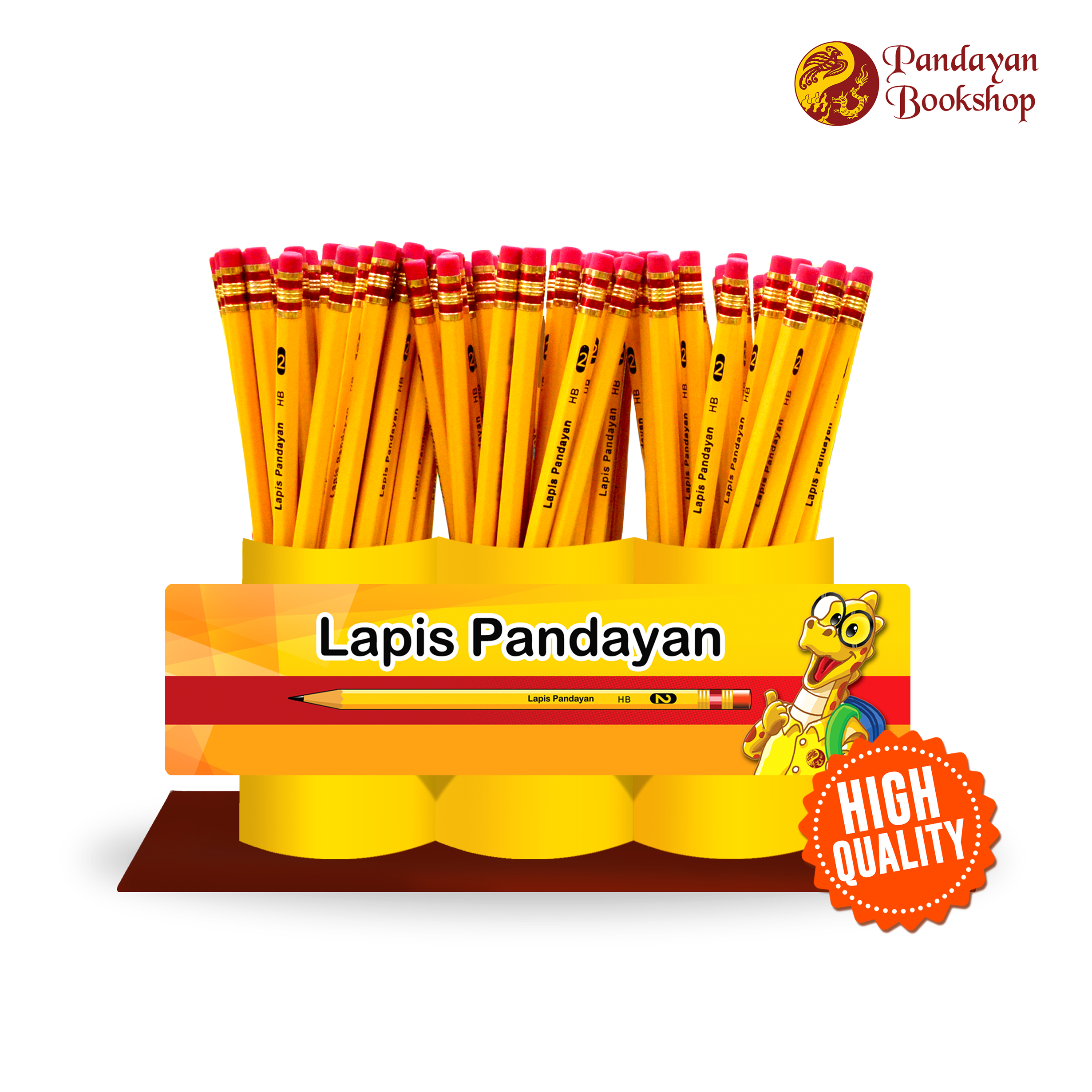 Lapis Pandayan #2 HB Pencil 3s