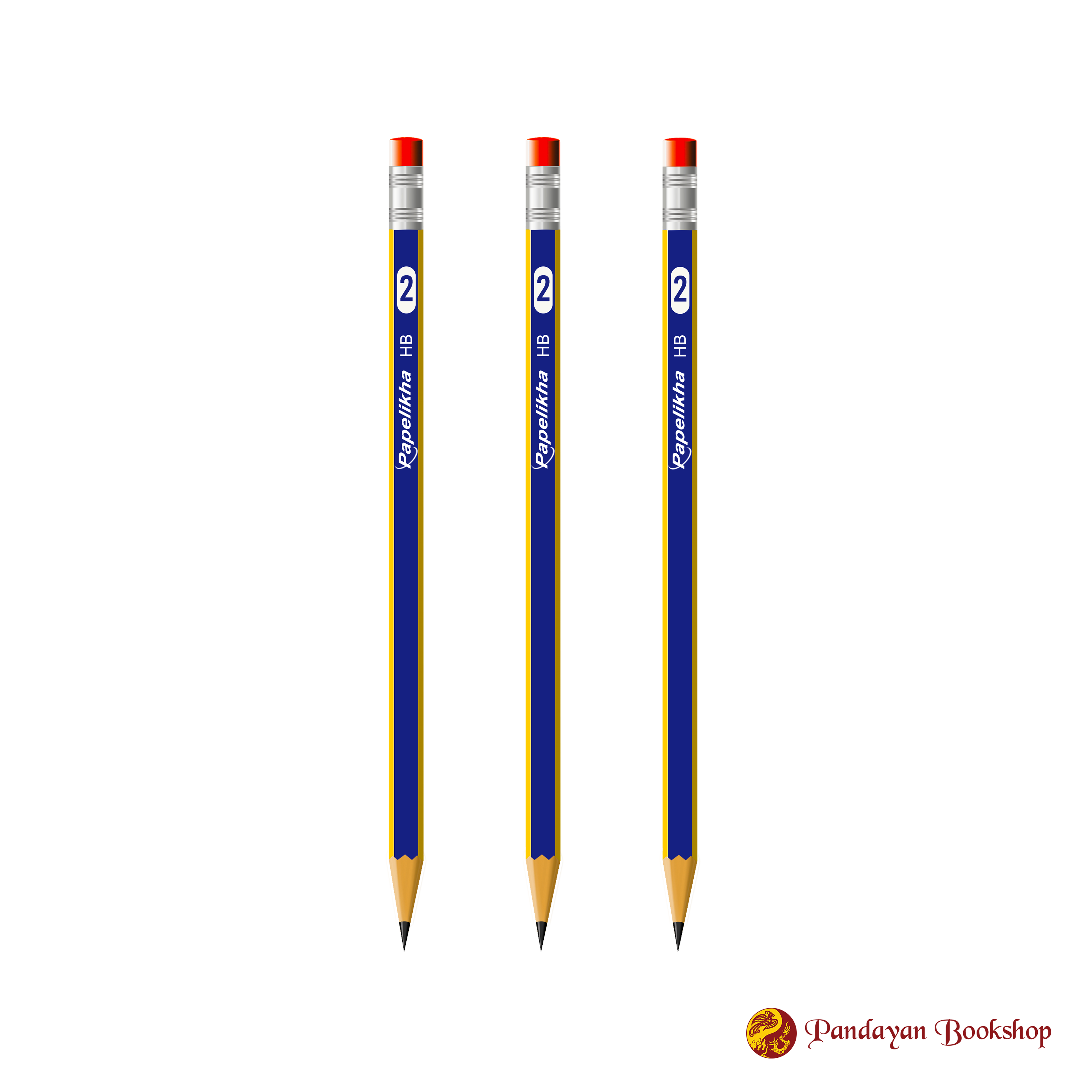 Papelikha Triangular Pencil No.2 HB 3s