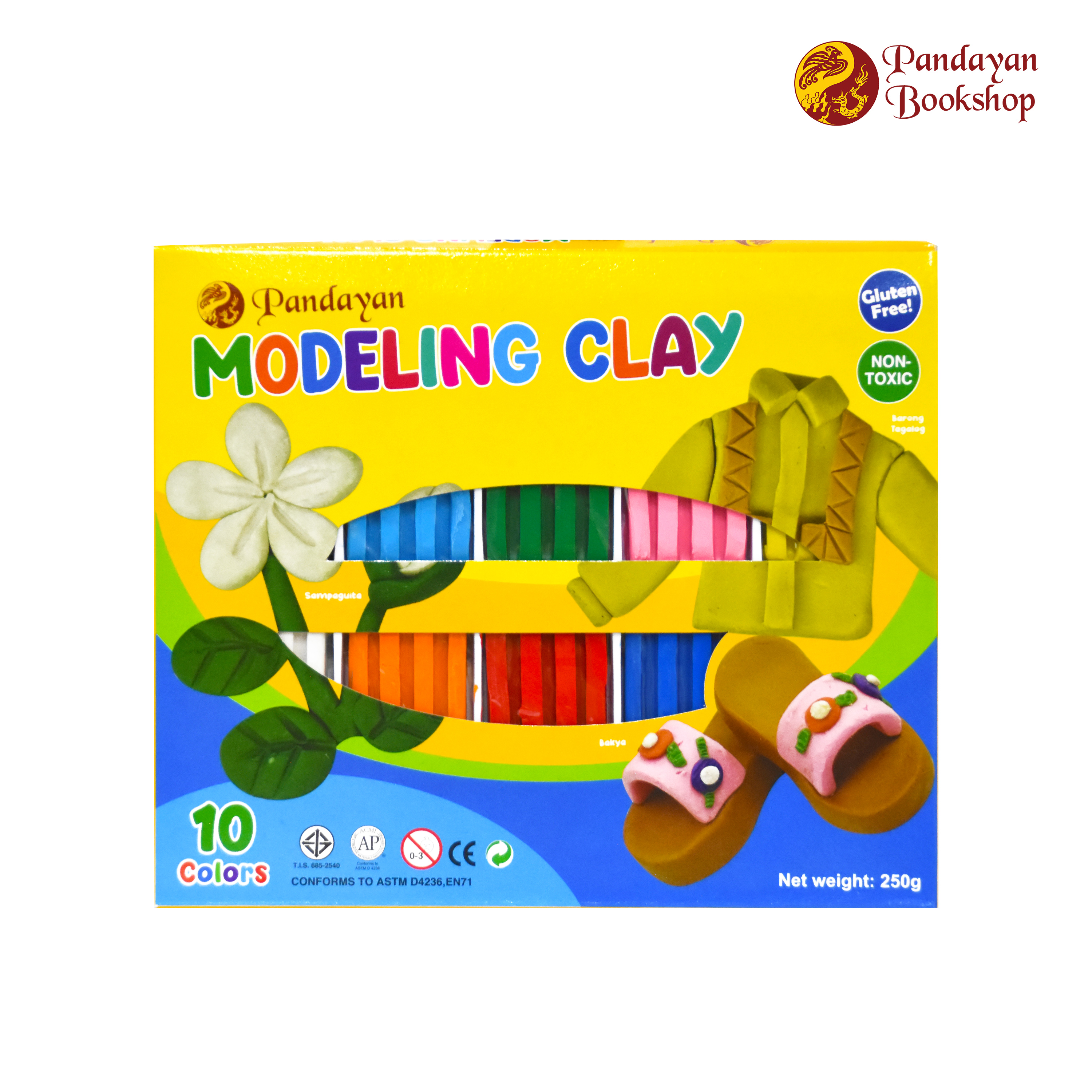 Pandayan Modeling Clay 10s 250g