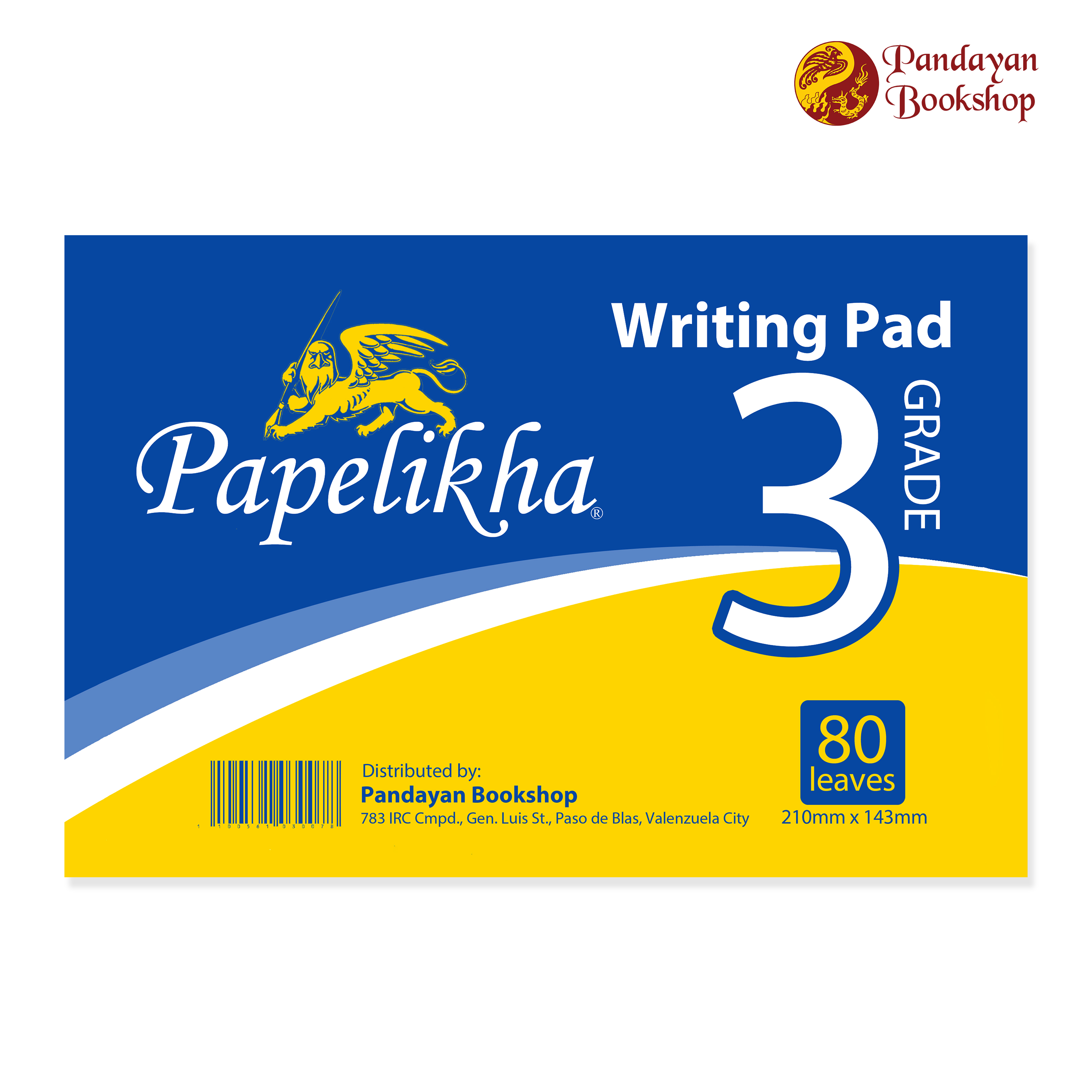 Papelikha Grade 3 Writing Pad 3s 80 leaves
